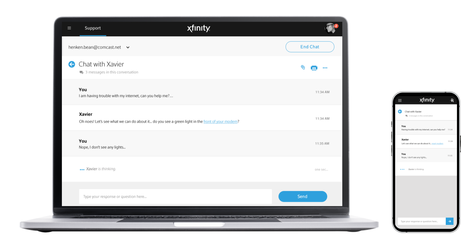 Xfinity Assistant and the road to 79% containment
